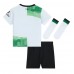 Liverpool Replika Babytøj Udebanesæt Børn 2023-24 Kortærmet (+ Korte bukser)